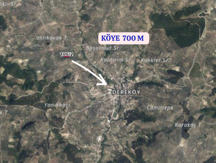 BURSA MUDANYA DEREKÖY KÖYÜNDE 2.706 M²  ZEYTİNLİK SATILIKTIR - BURSA MUDANYA fotoğraf 5