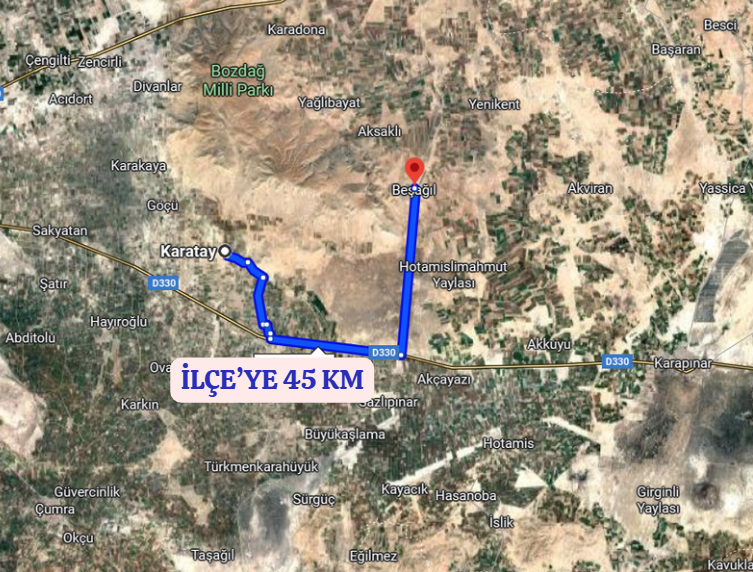 KONYA KARATAY BEŞAĞIL  KÖYÜNDE 1.081 M² AVLULU KERPİÇ EV SATILIKTIR - KONYA KARATAY fotoğraf 5