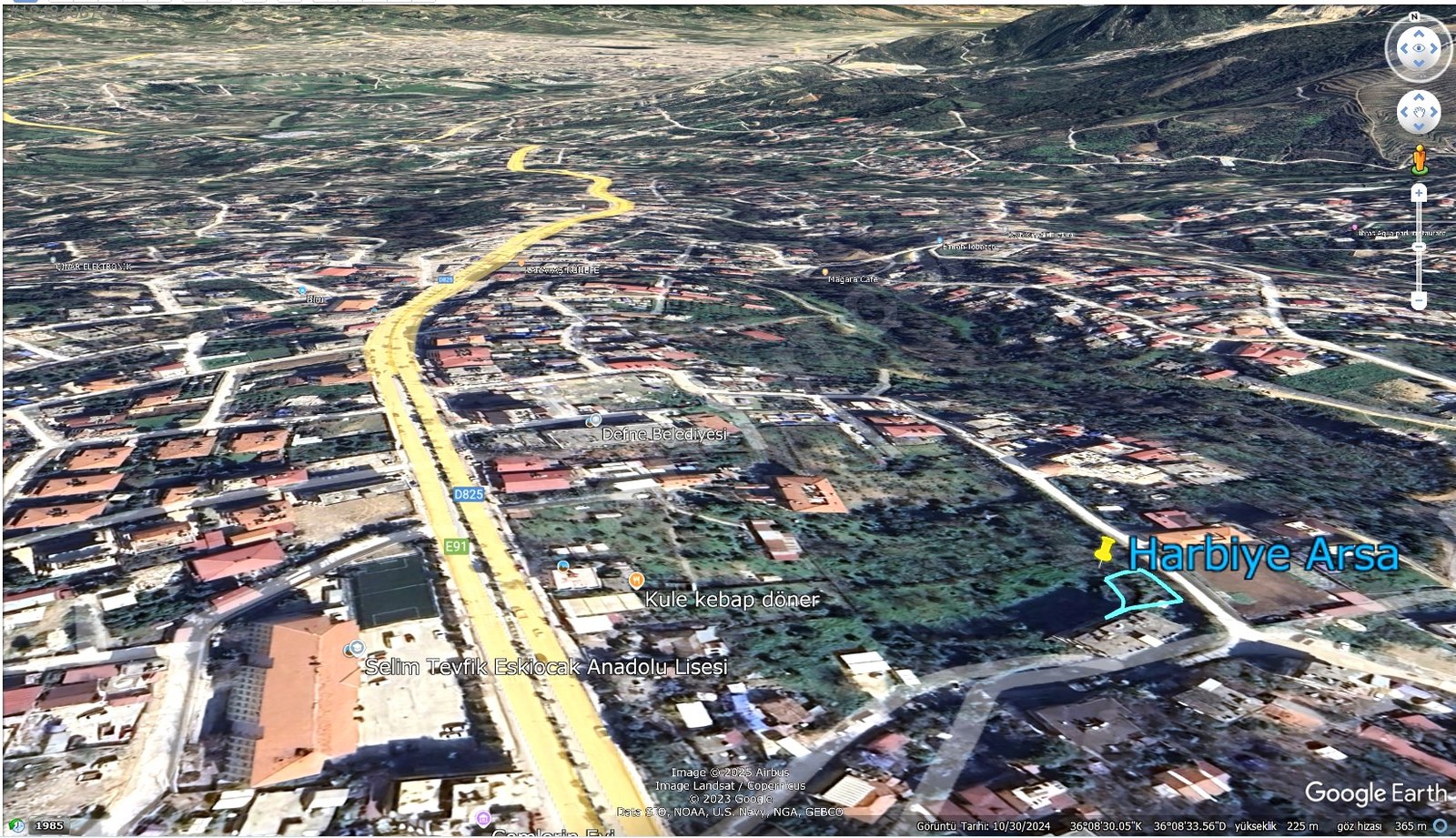  Hatay / Defne / Harbiye Mahallesinde  275 M² TARLAMIZ SATILIKTIR. - HATAY DEFNE fotoğraf 3