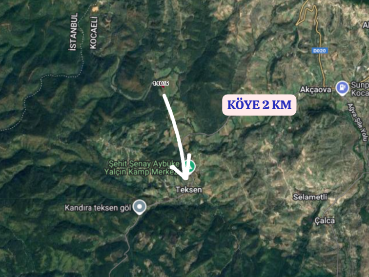 KOCAELİ KANDIRA TEKSEN   KÖYÜNDE  2.075  M²  TARLA SATILIKTIR - KOCAELİ KANDIRA fotoğraf 4