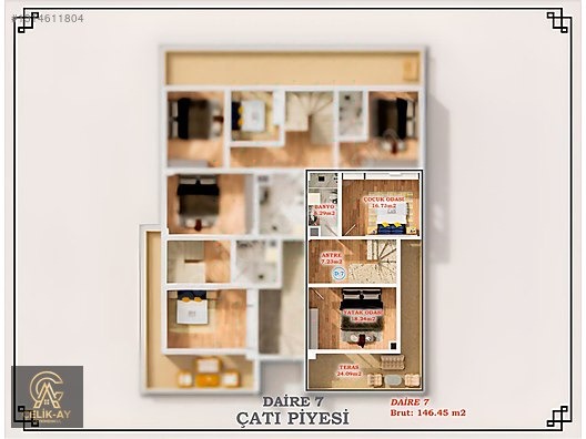 ÇELİK-AY GAYRİMENKUL'DEN SATILIK 2+1 DUBLEKS DAİRE - KOCAELİ İZMİT fotoğraf 2