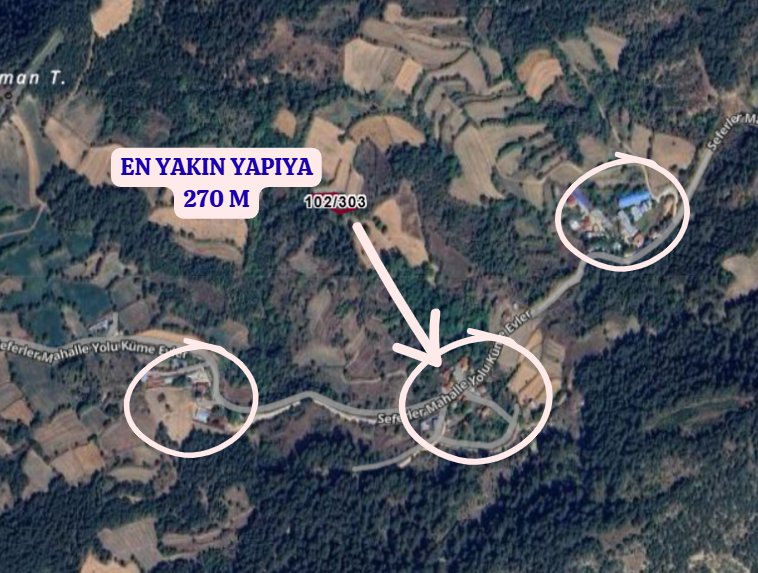 BOLU GÖYNÜK ÇAYLAK    KÖYÜNDE 768  M²  TARLA  SATILIKTIR - BOLU GÖYNÜK fotoğraf 4