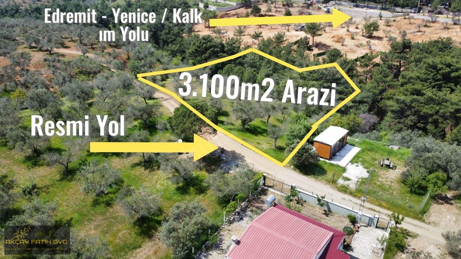 Hacıarslanlar da 3.100m2 SATILIK Kaçmaz Fırsat Zeytinlik - BALIKESİR EDREMİT fotoğraf 6