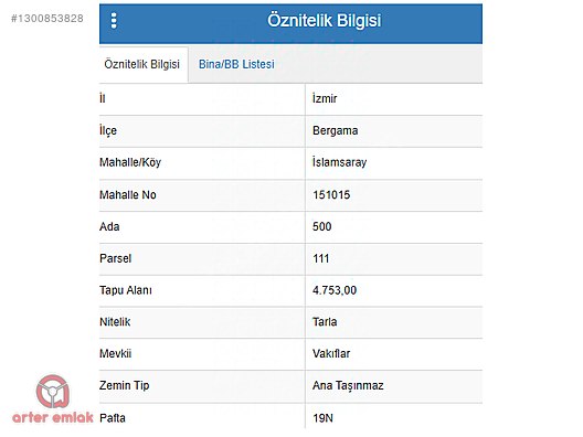 ARTER EMLAK'TAN BERGAMA İSLAMSARAYDA 4753 M² SATILIK TARLA - İZMİR BERGAMA fotoğraf 5