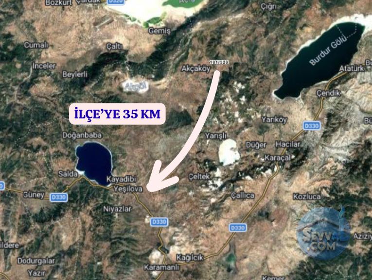 BURDUR YEŞİLOVA ÇARDAK  KÖYÜNDE 476 M²  TARLA  SATILIKTIR - BURDUR YEŞİLOVA fotoğraf 6