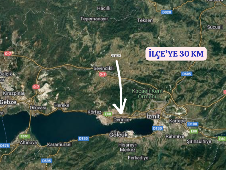 KOCAELİ DERİNCE KARAGÖLLÜ  KÖYÜNDE   347 M²  TARLA  SATILIKTIR - KOCAELİ DERİNCE fotoğraf 8