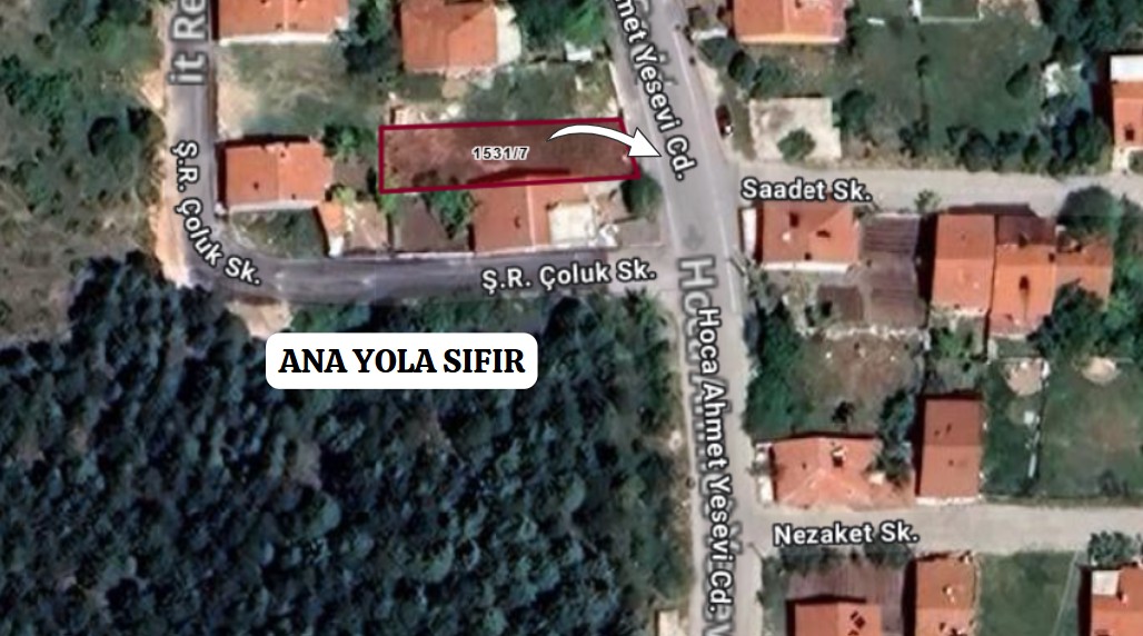 KÜTAHYA MERKEZ HAMİDİYE KÖYÜNDE 274 M² ARSAMIZ SATILIKTIR - KÜTAHYA MERKEZ fotoğraf 3