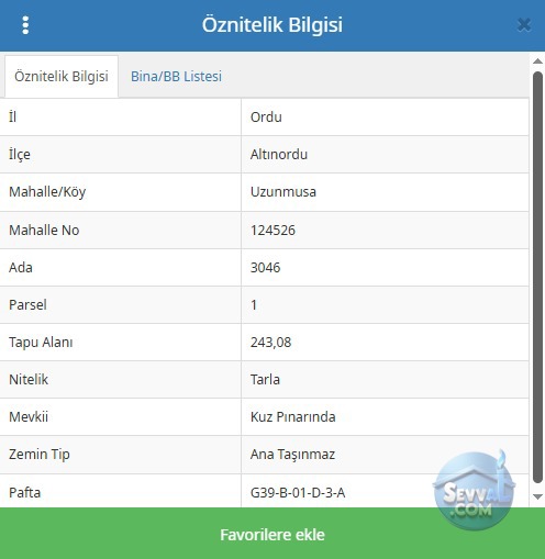 ORDU ALTINORDU UZUNMUSA DA 243 M² TARLAMIZ SATILIKTIR - ORDU ALTINORDU fotoğraf 2