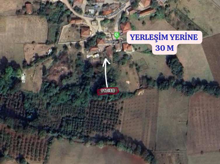 KOCAELİ KANDIRA  MÜLKÜŞEHSUVAR  KÖYÜNDE 214 M²  BAHÇE  SATILIKTIR - KOCAELİ KANDIRA fotoğraf 4