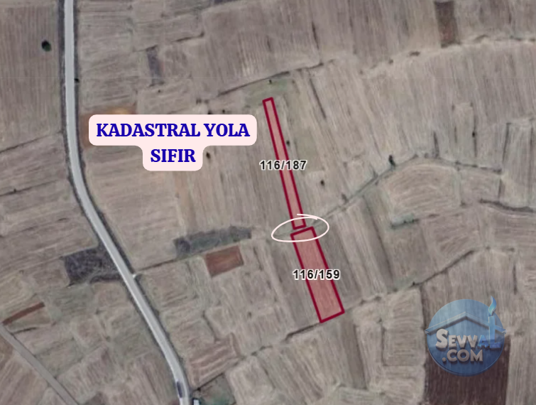KÜTAHYA ÇAVDARHİSAR GÖKAĞAÇ  KÖYÜNDE  1.436 M²  TARLA SATILIKTIR - KÜTAHYA ÇAVDARHİSAR fotoğraf 3