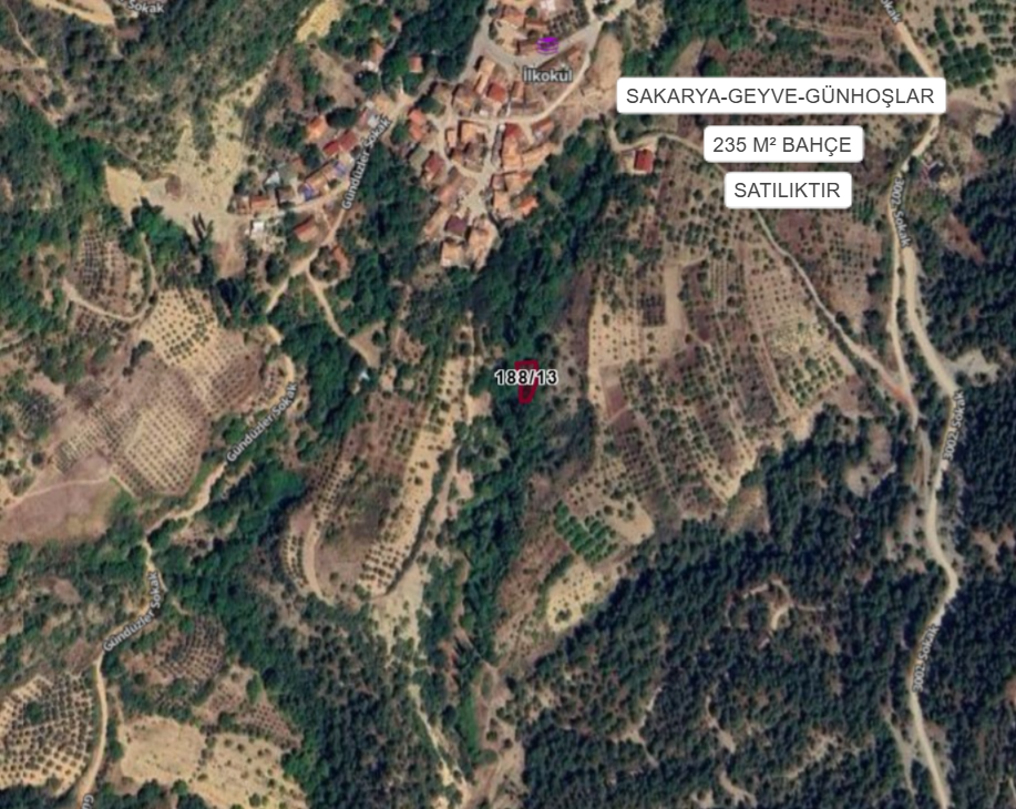 SAKARYA GEYVE GÜNHOŞLAR  MAHALLESİ ’NDE 230 M² BAHÇE SATILIKTIR - SAKARYA GEYVE fotoğraf 2