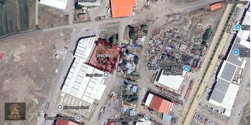 ÇELİK-AY GAYRİMENKUL'DEN YAKUTİYE'DE SATILIK SANAYİ ARSASI - ERZURUM YAKUTİYE fotoğraf 3