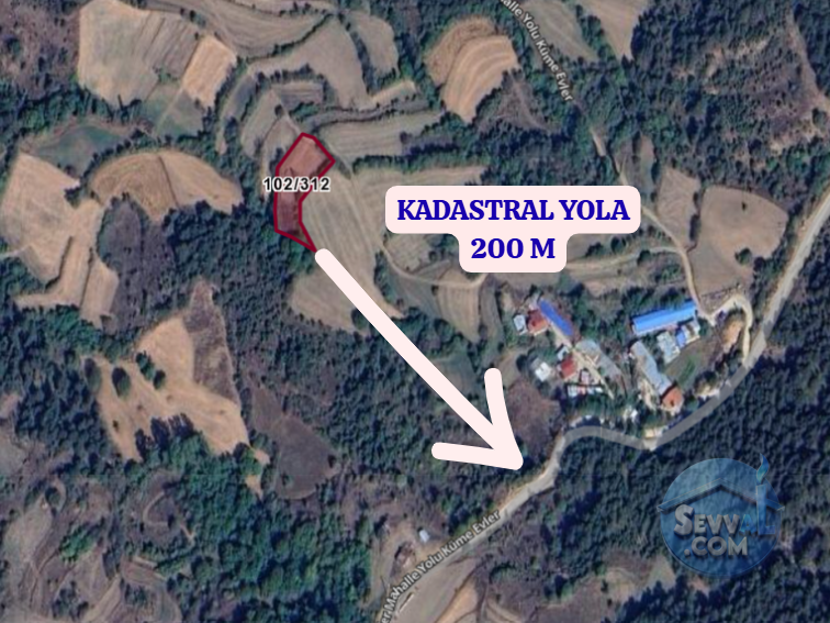 BOLU GÖYNÜK ÇAYLAK  KÖYÜNDE  1.780 M²  TARLA  SATILIKTIR - BOLU GÖYNÜK fotoğraf 3