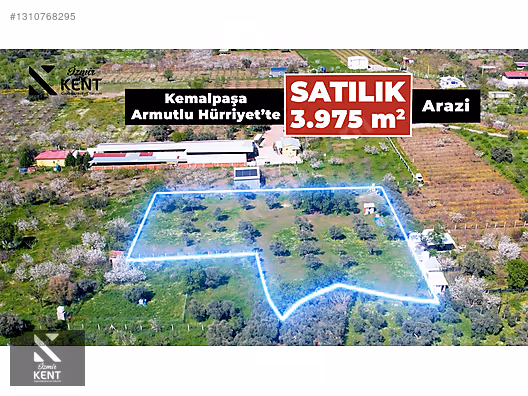 Kemalpaşa Armutlu Satılık Arazi 4.000 m2 - İZMİR KEMALPAŞA fotoğraf 5