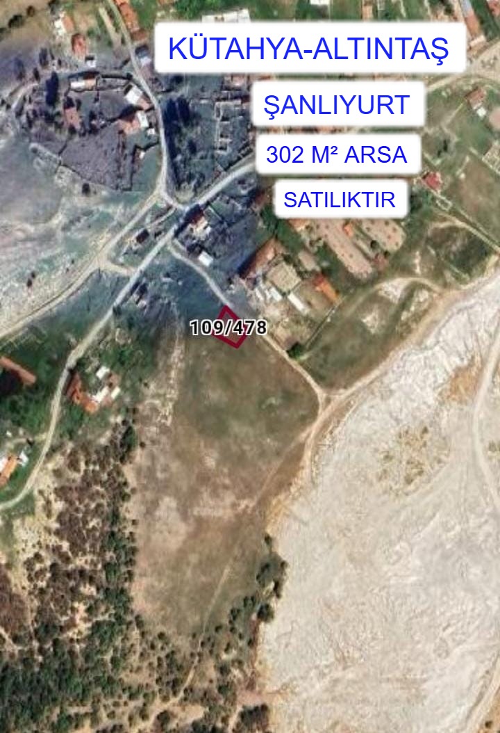 KÜTAHYA ALTINTAŞ ŞANLIYURT MAH.302M² ARSA SATILIKTIR - KÜTAHYA ALTINTAŞ fotoğraf 2