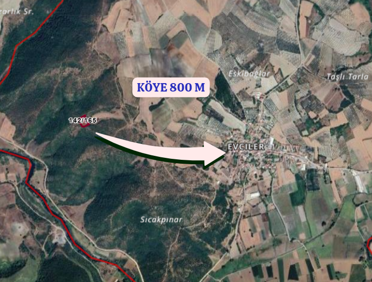 BURSA MUDANYA EVCİLER KÖYÜNDE 2.259 M²  TARLA SATILIKTIR - BURSA MUDANYA fotoğraf 4