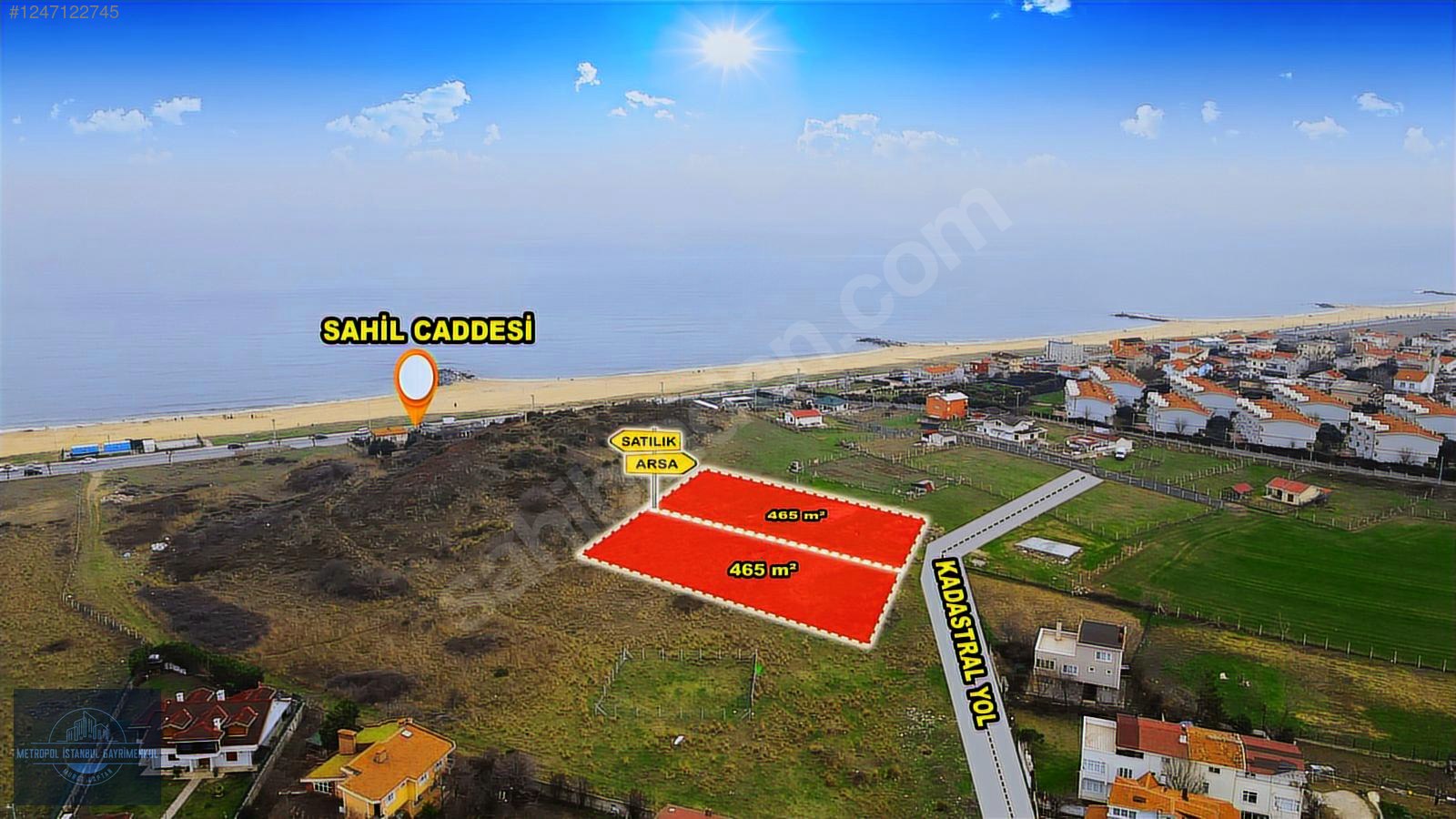 Karaburun da turizm ticari konut imarlı arsa - İSTANBUL ARNAVUTKÖY fotoğraf 6