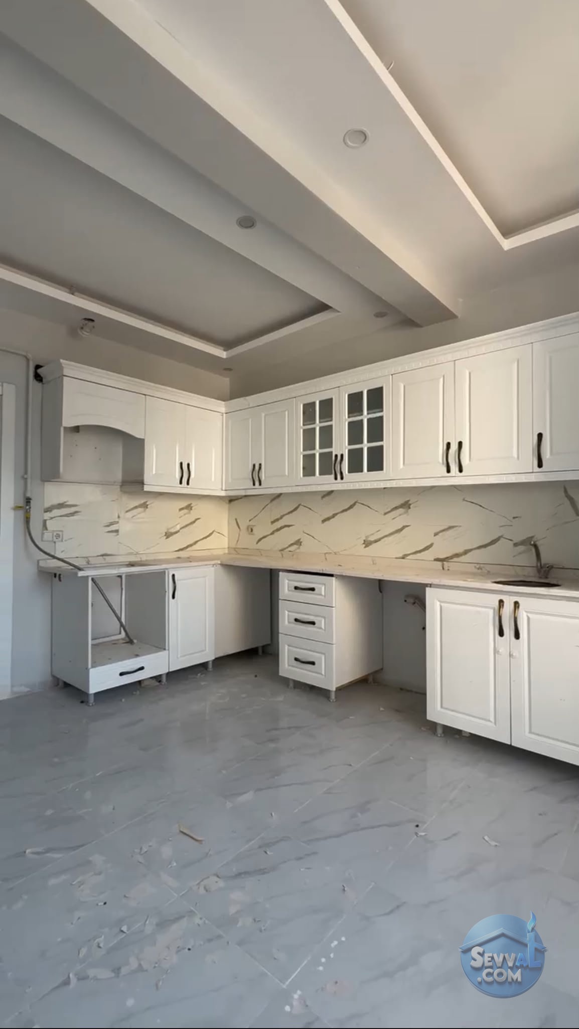 DEVTEŞTİ MAH. ÜST KAT 3. KAT 3 ODALI 100 m2 ARKA CEPHE SIFIR DENGİNDE  - ŞANLIURFA HALİLİYE fotoğraf 3