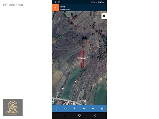 ÇELİK-AY GAYRİMENKUL'DEN İZMİT SÜVERLER KÖYÜ SATILIK TARLA
