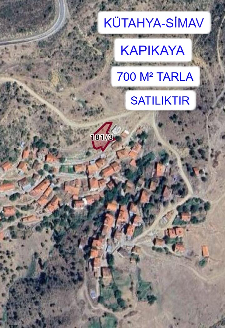 KÜTAHYA SİMAV KAPIKAYA  KÖYÜNDE 700 M² TARLA SATILIKTIR. - KÜTAHYA SİMAV fotoğraf 3