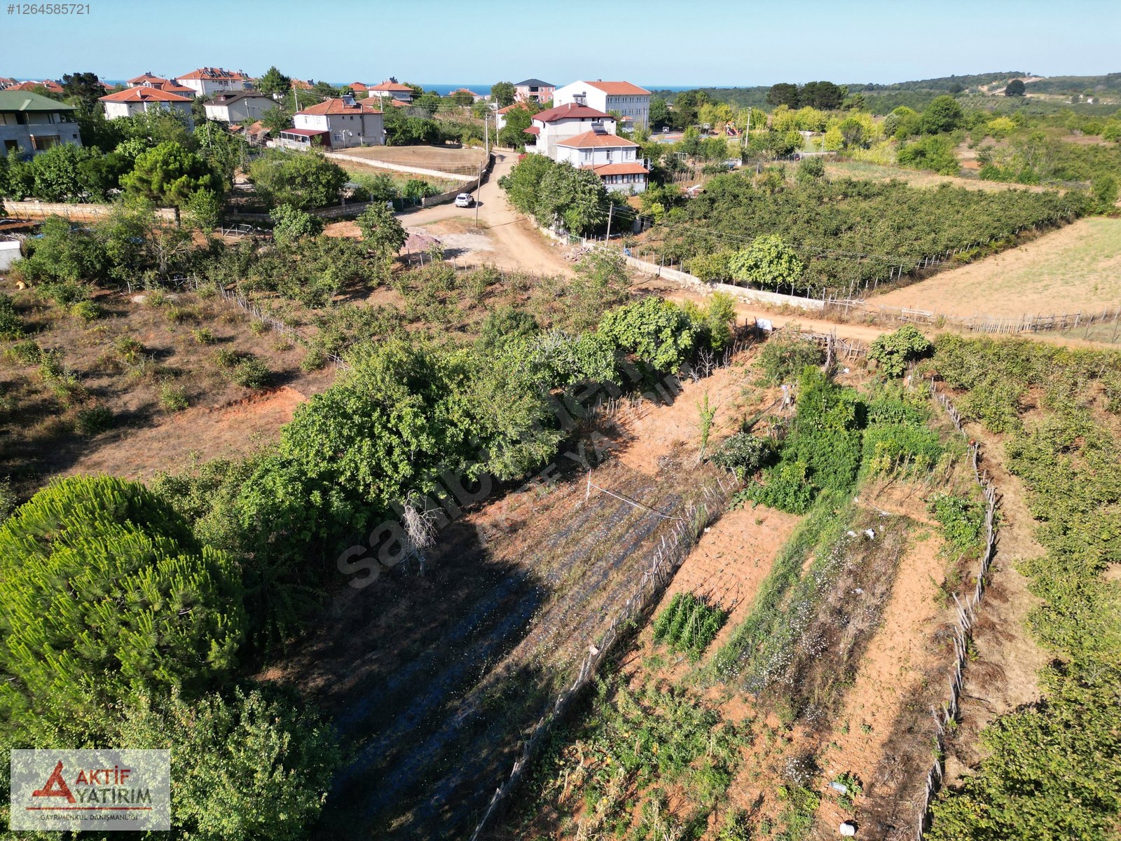 BAĞIRGANLI'DA KÖYÜN HEMEN BİTİŞİĞİNDE 647 M2 YOLA CEPHELİ TARLA - KOCAELİ KANDIRA fotoğraf 8