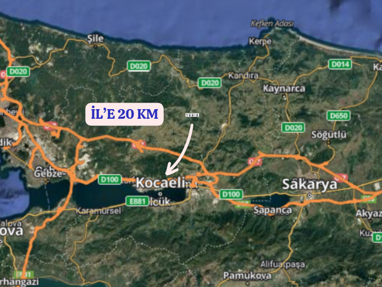 KOCAELİ KANDIRA  NASUHLAR  KÖYÜNDE 75 M²  ARSA  SATILIKTIR - KOCAELİ KANDIRA fotoğraf 9