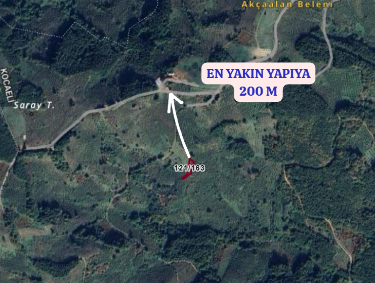KOCAELİ KANDIRA YAĞCILAR  KÖYÜNDE 541  M² FINDIKLIK  SATILIKTIR - KOCAELİ KANDIRA fotoğraf 4