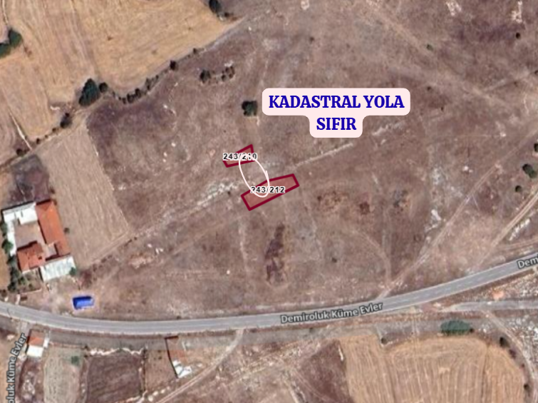 KÜTAHYA ÇAVDARHİSAR DEMİROLUK   KÖYÜNDE 283  M² ARSA  SATILIKTIR - KÜTAHYA ÇAVDARHİSAR fotoğraf 3