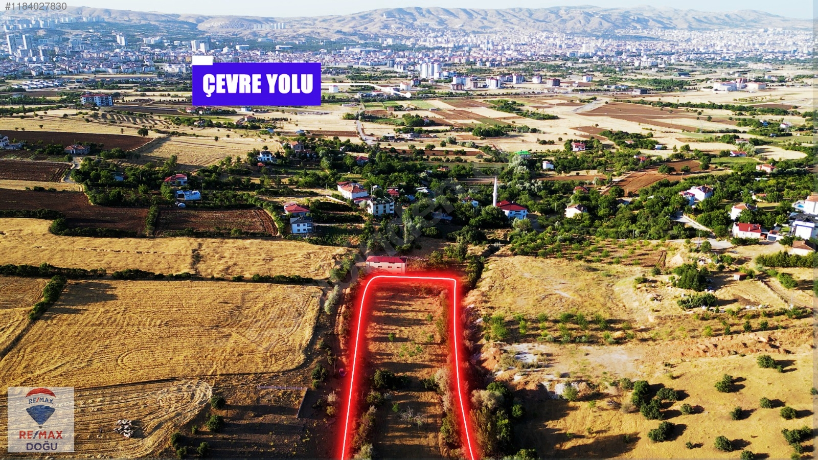 REMAX DOĞUDAN YEMİŞLİKTE ÇOK UYGUN FİYATA SATILIK 4.096 M2 TARLA - ELAZIĞ MERKEZ fotoğraf 2