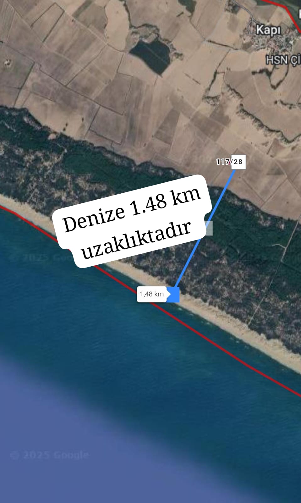 ADANA KARATAŞ İNNEPLİHÜYÜĞÜ MAHALLESİNDE 201 m² ARSAMIZ SATILIKTIR. - ADANA KARATAŞ fotoğraf 4