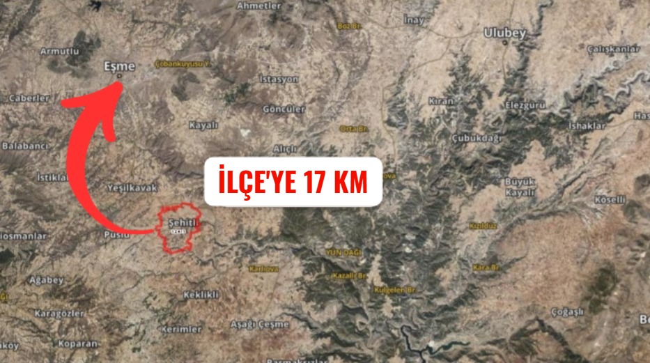 UŞAK EŞME ŞEHİTLİ KÖYÜNDE 550 M² ARSA SATILIKTIR - UŞAK EŞME fotoğraf 2