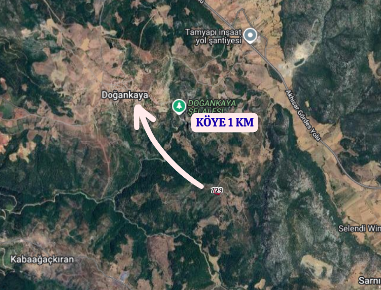 MANİSA AKHİSAR DOĞANKAYA   KÖYÜNDE  3.700 M²  TARLA  SATILIKTIR - MANİSA AKHİSAR fotoğraf 7
