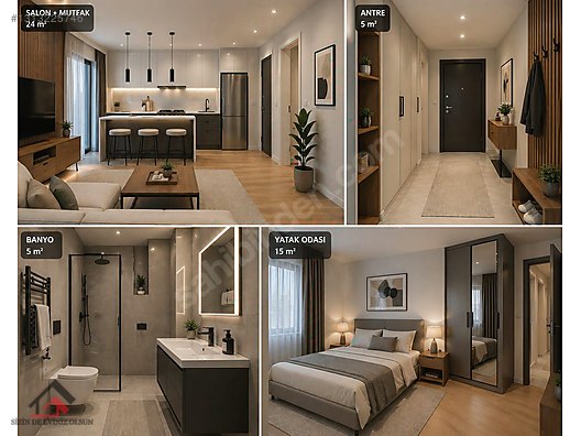 Edremit Otogara komşu kaba inşaattan ultra lüx satılık 1+1 daire - BALIKESİR EDREMİT fotoğraf 11