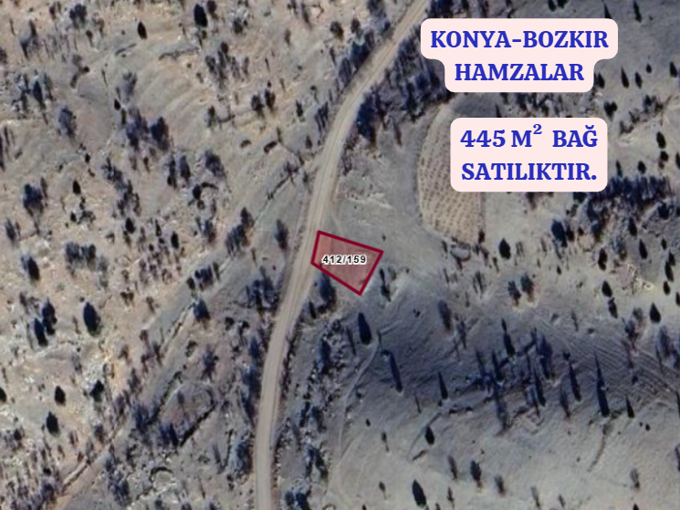   KONYA BOZKIR HAMZALAR  KÖYÜNDE 445  M² BAĞ  SATILIKTIR - KONYA BOZKIR fotoğraf 2