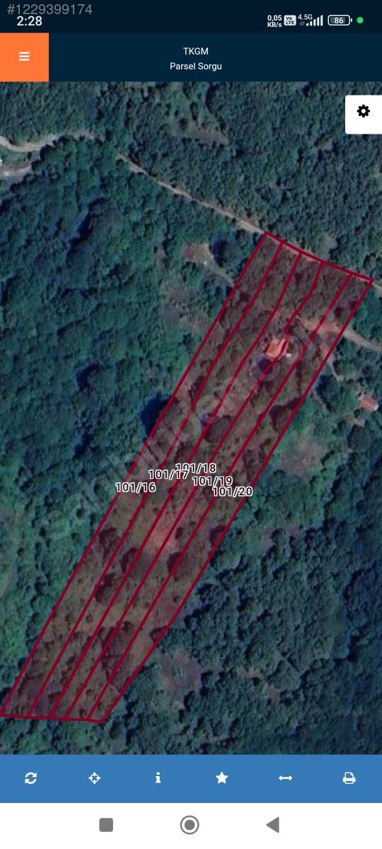 kartepede elektrik yol su mevcut 2.400 m2 istkartal 100 km - KOCAELİ KARTEPE fotoğraf 8