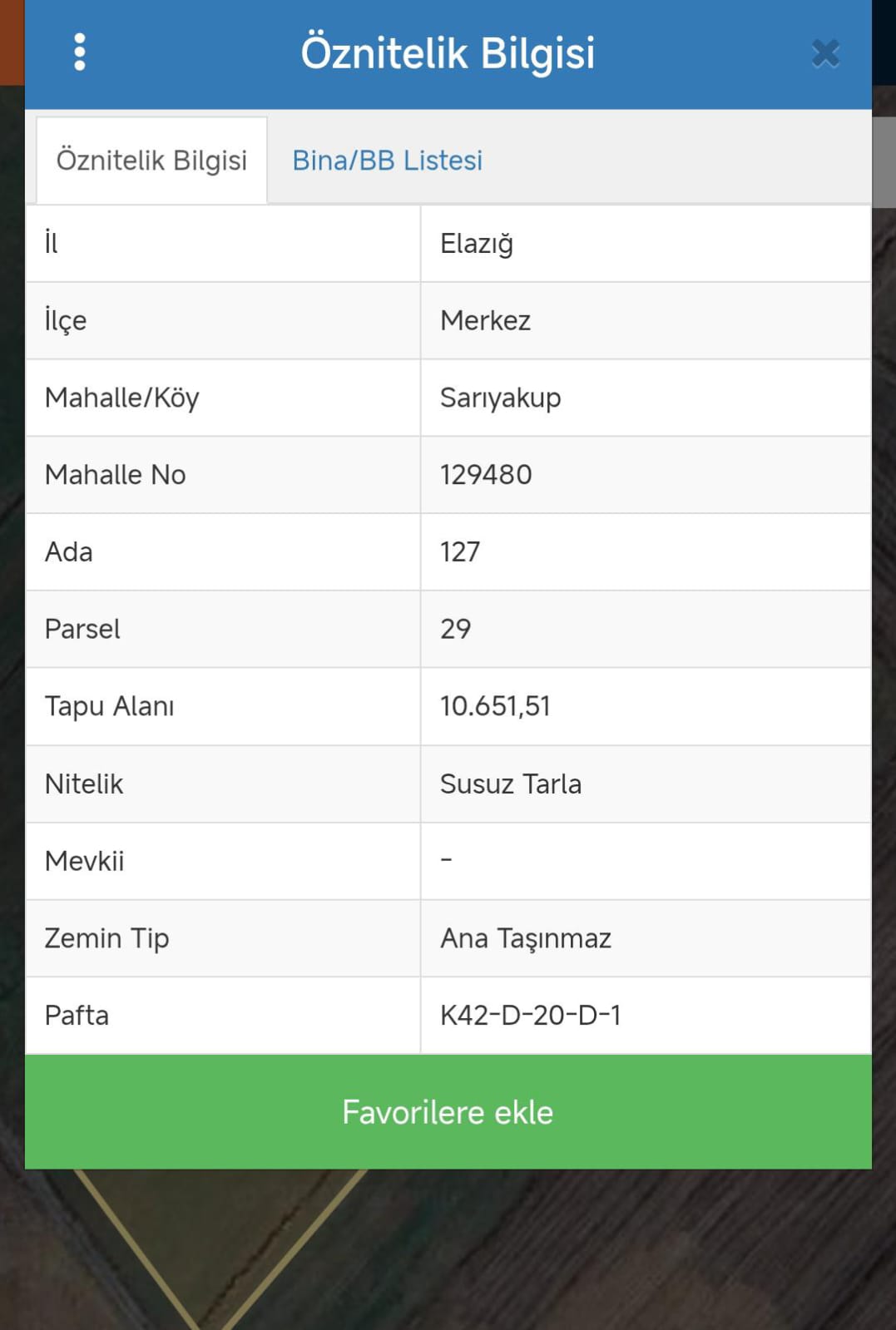 ELAZIĞ MERKEZ SARIYAKUP KÖYÜNDE 10.651m² SATILIK ARSA  - ELAZIĞ MERKEZ fotoğraf 2