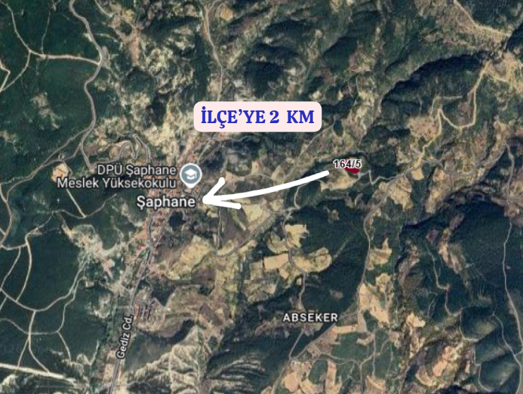 KÜTAHYA ŞAPHANE PAZAR  KÖYÜNDE 4.163 M²  VİŞNE KİRAZ BAHÇESİ  SATILIKTIR - KÜTAHYA ŞAPHANE fotoğraf 9