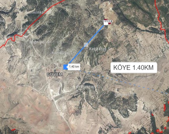 KÜTAHYA MERKEZ GÜVEM KÖYÜ’NDE 8979 M² TARLA SATILIKTIR - KÜTAHYA MERKEZ fotoğraf 3