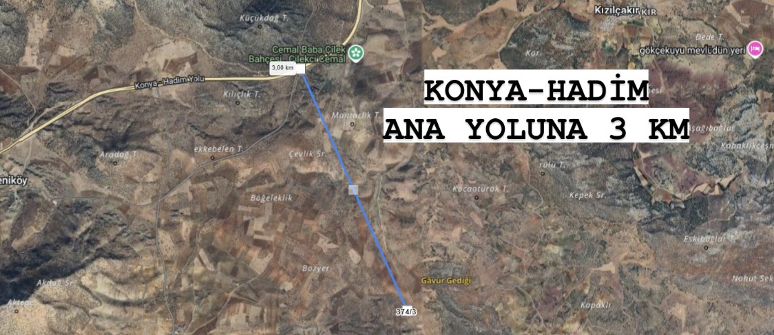 KONYA BOZKIR HAMZALAR KÖYÜNDE 2.075M² BAĞIMIZ SATILIKTIR. - KONYA BOZKIR fotoğraf 4
