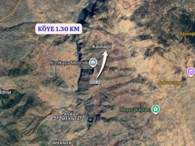 KONYA HADİM KALINAĞIL  KÖYÜNDE 1.675  M² TARLA   SATILIKTIR - KONYA HADİM fotoğraf 3