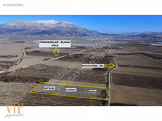 VİP GAYRİMENKUL'den PİRHASANLAR MAH. 6000m² PROJELİ SIFIR SERA - ANTALYA ELMALI fotoğraf 4