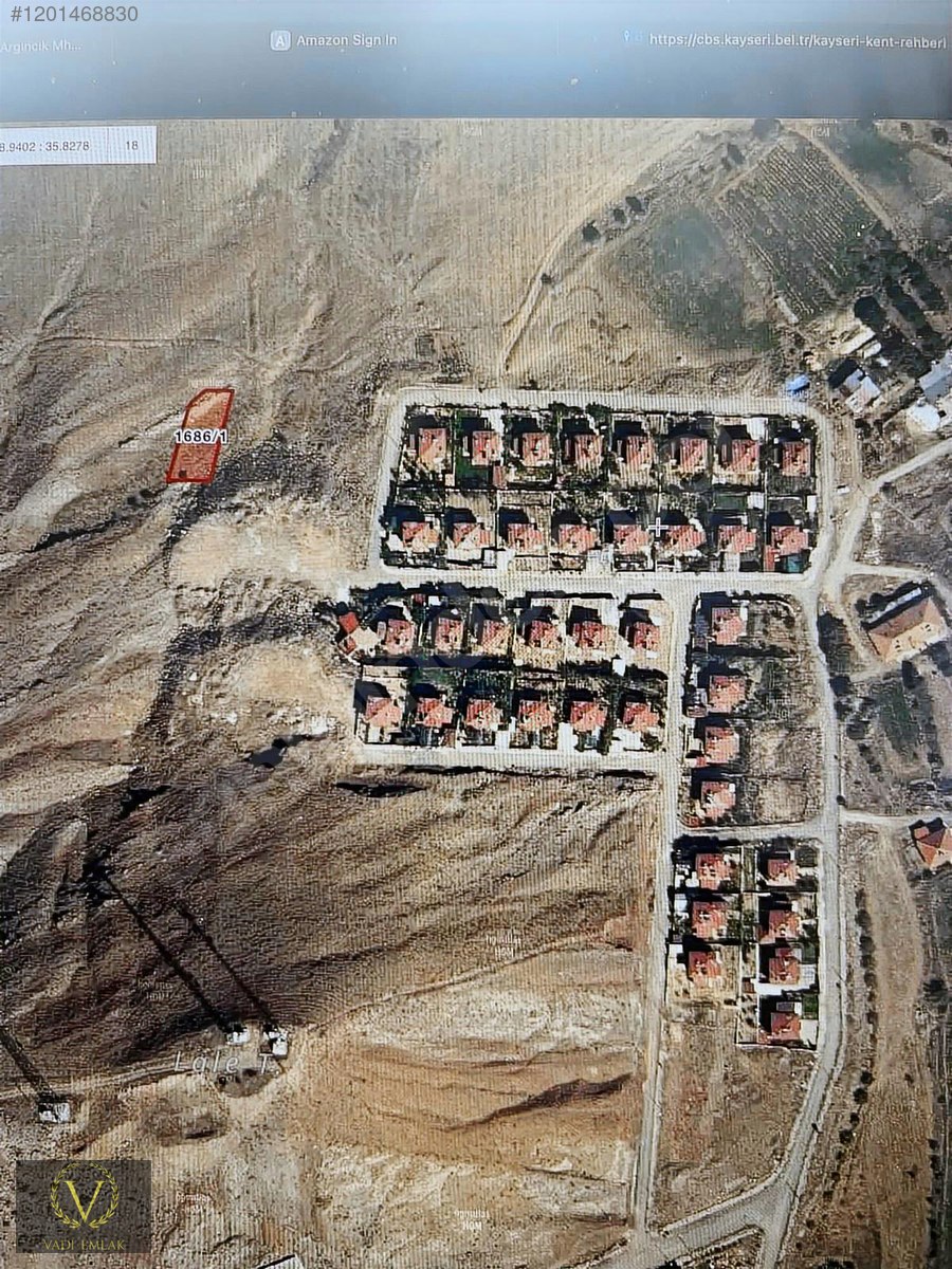BÜYÜKTUZHİSAR TOKİ VİLLALARI YANI VİLLA PARSELİ - KAYSERİ BÜNYAN fotoğraf 6