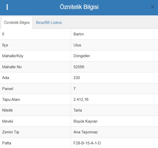 BARTIN ULUS DÖNGELLER KÖYÜNDE 2.412 M² TARLA SATILIKTIR. - BARTIN ULUS fotoğraf 13