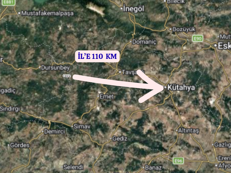 KÜTAHYA SİMAV KÖSELER  KÖYÜNDE  3.798 M²  TARLA  SATILIKTIR - KÜTAHYA SİMAV fotoğraf 6