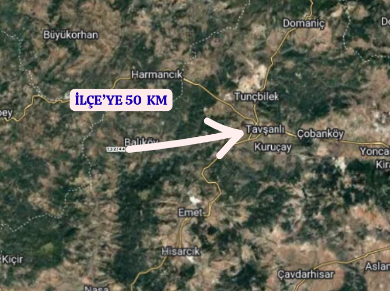KÜTAHYA TAVŞANLI AYDINLAR  KÖYÜNDE 2.585 M²  TARLA  SATILIKTIR - KÜTAHYA TAVŞANLI fotoğraf 5