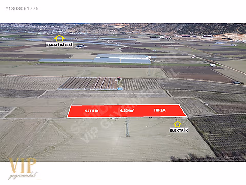 VİP GAYRİMENKUL'den DÜDENKÖY MAH.EN İYİ LOKASYONDA 4.834m² TARLA - ANTALYA ELMALI fotoğraf 4