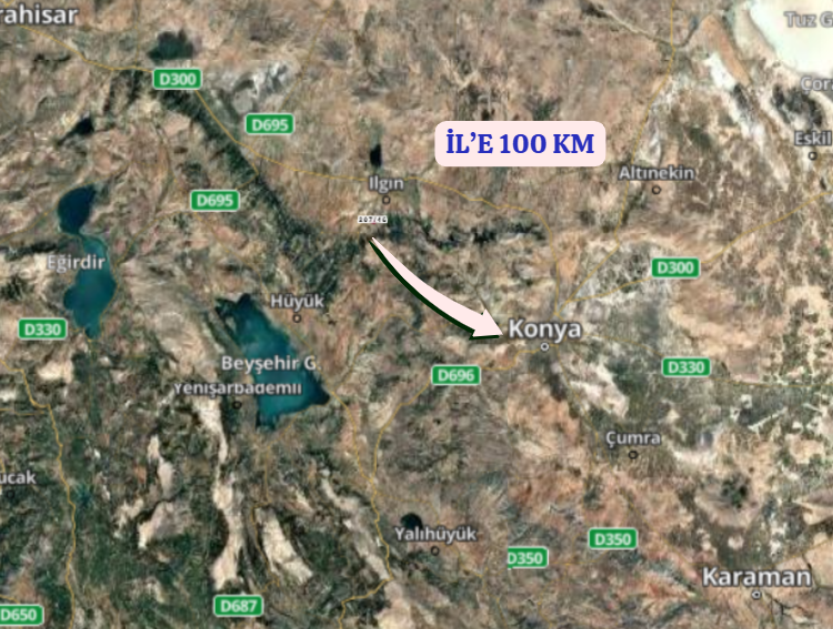 KONYA ILGIN GEÇİT  KÖYÜNDE 19.540   M² TARLA  SATILIKTIR - KONYA ILGIN fotoğraf 6