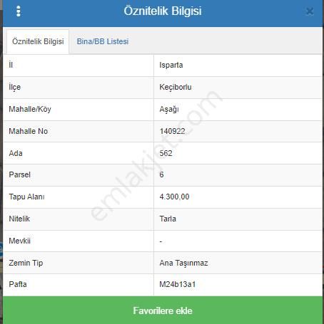 Isparta Keçiborlu Ana Asfalta Sıfır Satılık Tarla - ISPARTA KEÇİBORLU fotoğraf 2