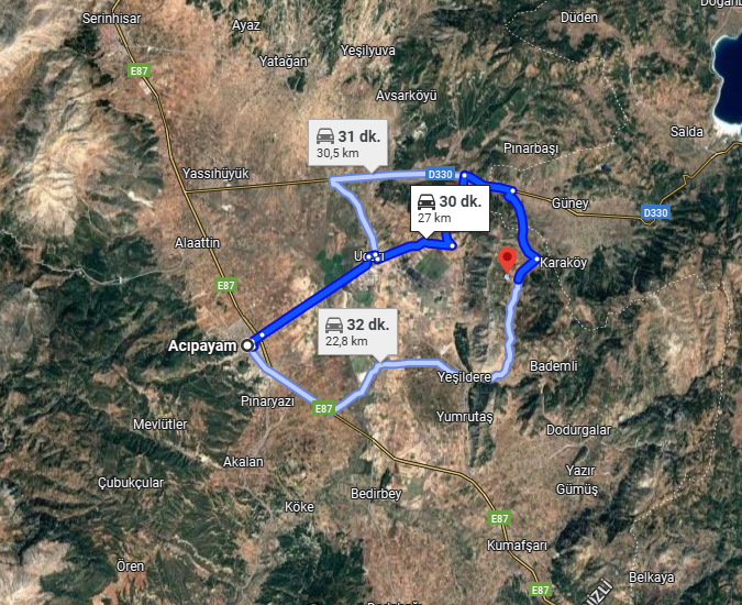 DENİZLİ ACIPAYAM KURTLAR KÖYÜ’NDE 11.739 M² TARLA SATILIKTIR - DENİZLİ ACIPAYAM fotoğraf 6
