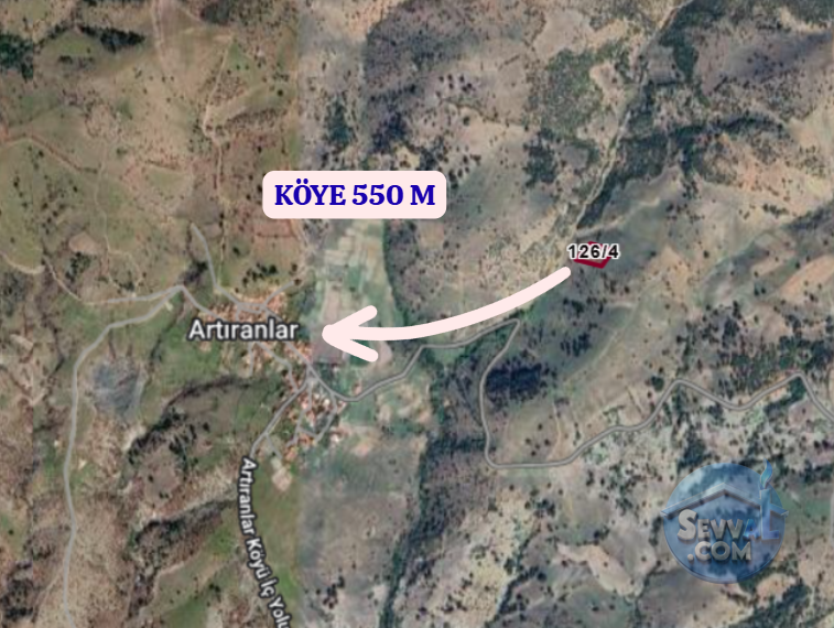 KÜTAHYA TAVŞANLI ARTIRANLAR  KÖYÜNDE  2.680 M²  TARLA  SATILIKTIR - KÜTAHYA TAVŞANLI fotoğraf 4